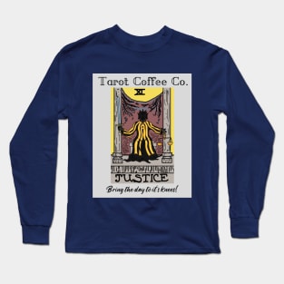 Tarot Coffee Co - Justice Long Sleeve T-Shirt